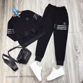 Set thể thao Adidas TD phối sọc viền New Hottttt
