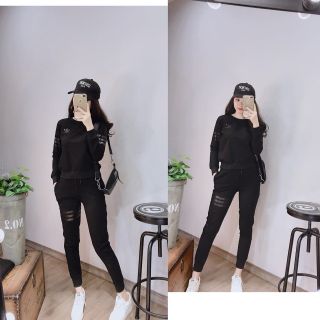 Set thể thao Adidas TD phối sọc viền New Hottttt