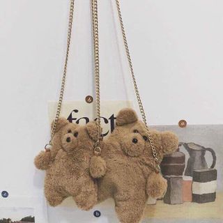 tui gấu lông siêu cute