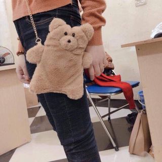 tui gấu lông siêu cute