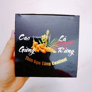 cao gừng lá rừng tan mỡ