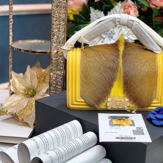 Túi xách CHANEL BOY lông siêu cấp