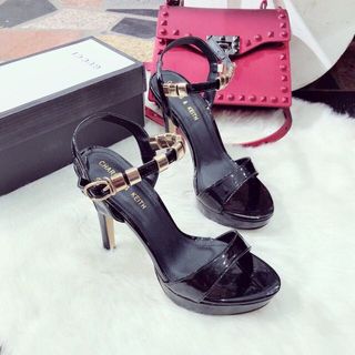 Sandal cao gót đúp mũi