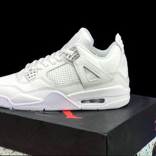 Giày thể thao jordan4 trắng