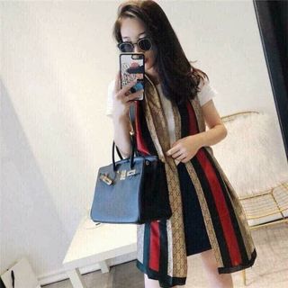 khăn lua choàng cổ hoa văn GC