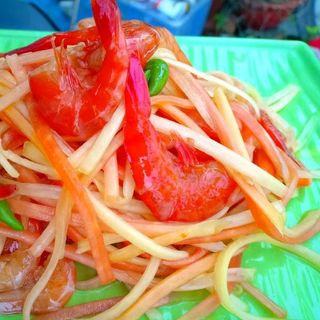 Mắm tép đu đủ