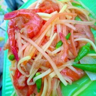 Mắm tép đu đủ