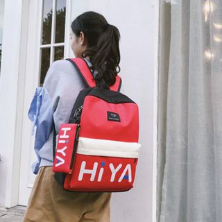 Balo đi học nữ kèm ví school backpack SKU sanyuS1081