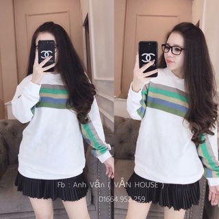 Áo nỉ Zara kẻ sọc xinh iu ra hàng SL nha