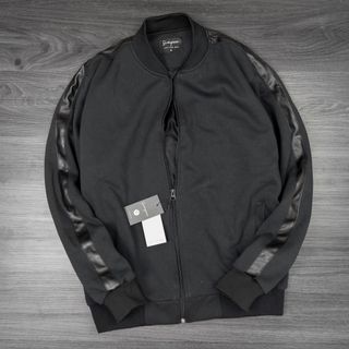Áo khoác Nỉ thu đông bomber phối da