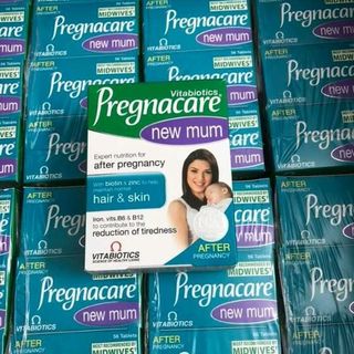 Vitamin dưỡng da và tóc cho các mẹ Pregnacare New Mum