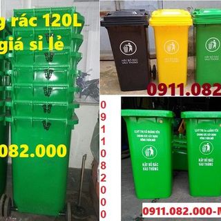 Thùng rác giá rẻ tại vĩnh long- thùng rác 120L 240L 660L giá thấp