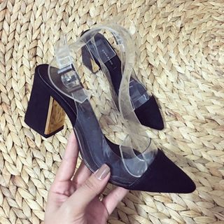 giày sandal cao got mui nhọn