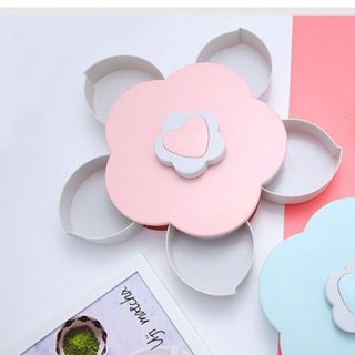 Hộp Mứt Xoay Trái Tim