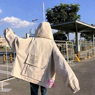 kaki nón có túi hộp sau lưng