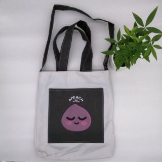 Túi đeo tote củ hành - trắng