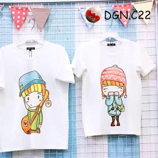 Áo thun nữ in hình form rộng hàn quốc vải dày mịn - ATHOT03