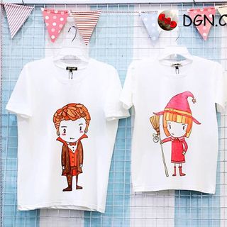 Áo thun nữ in hình form rộng hàn quốc vải dày mịn - ATHOT03
