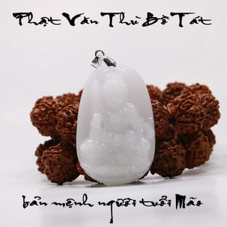 mặt phật màu trắng