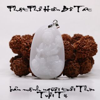 mặt phật màu trắng