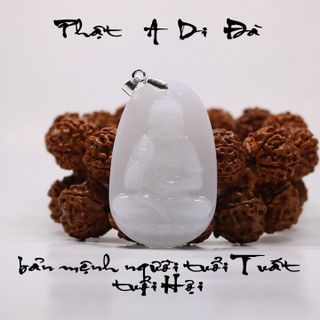 mặt phật màu trắng