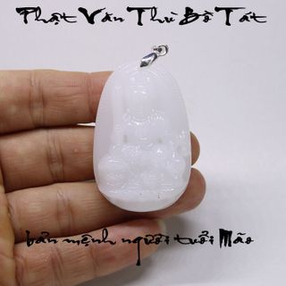 mặt phật màu trắng