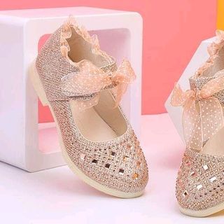 GIÀY BB NHŨ ĐÍNH ĐÁ VIỀN REN
