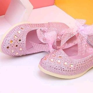 GIÀY BB NHŨ ĐÍNH ĐÁ VIỀN REN