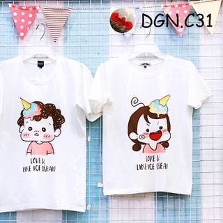 Áo thun nữ in hình form rộng hàn quốc vải dày mịn - ATHOT04