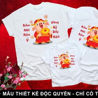 ÁO THUN IN HÌNH TẾT CỰC HOT - ATET03
