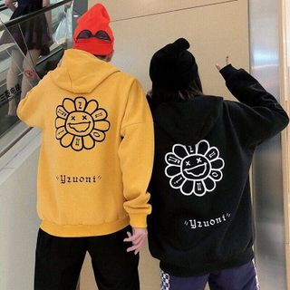 Áo hoodie thêu bông