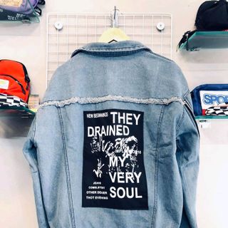 khoác jean unisex nam nữ cực chất