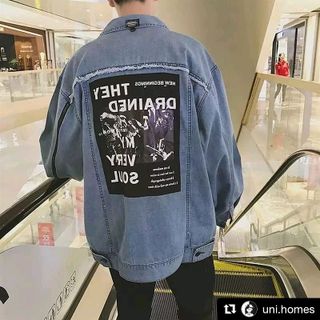 khoác jean unisex nam nữ cực chất
