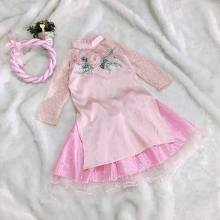 Sét áo dài siêu xinh cho bé gái từ 1 đến 10 tuổi