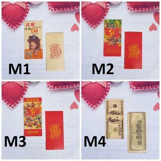 bao lì xì Tết xưa 12 mẫu