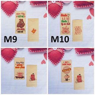 bao lì xì Tết xưa 12 mẫu