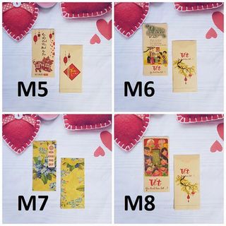 bao lì xì Tết xưa 12 mẫu