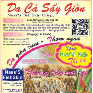 Da cá Chẽm sấy giòn