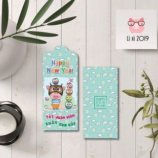bao lì xì lợn dễ thương 2019