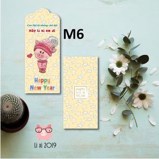 bao lì xì lợn dễ thương 2019