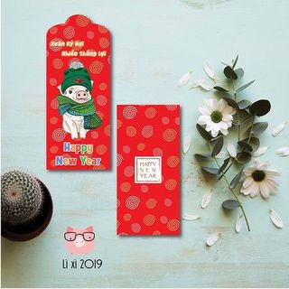 bao lì xì lợn dễ thương 2019