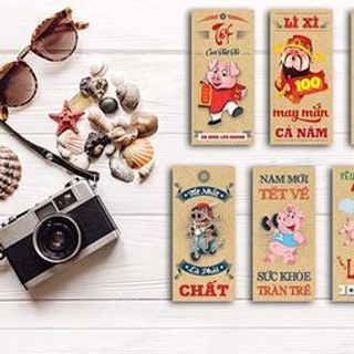 bao lì xì heo dễ thương cực kun