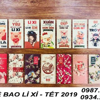 SỈ LẺ BAO LÌ XÌ - TẾT 2019 giá rẻ nhất thị trường