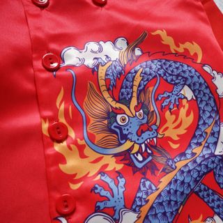 Áo dài rồng in tafa Nunakids