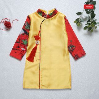 Áo bé trai tafa nhung xước