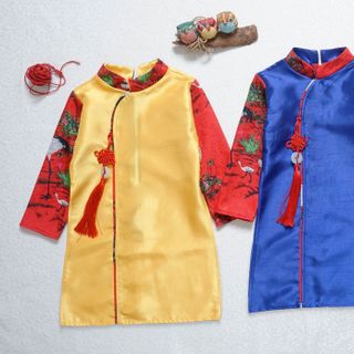 Áo bé trai tafa nhung xước