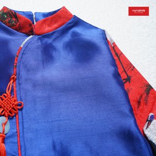 Áo bé trai tafa nhung xước