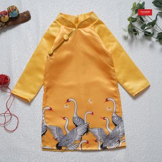 Áo dài bé trai Thiên Nga Nunakids