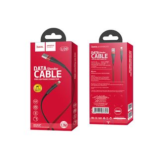Hoco - Dây Cáp Sạc Nhanh U39 Cổng Lightning - Bọc Vải Thời Trang - 120cm