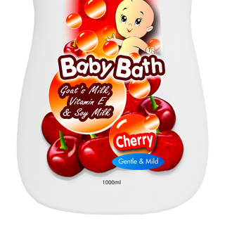 Sữa Tắm Bé Baby Bath 1L - 4 Mùi Hương Táo Anh Đào Cam Dâu giá sỉ​ giá bán buôn giá sỉ